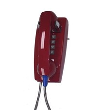 Cortelco 2554-AHC-RD 255447ahc20m Wall Phone W/metal Cradle 2554ahcrd 