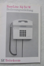Bedienungsanleitung Deutsche Telekom BaseLine Festnetz Telefon  "IQ-Tel W "
