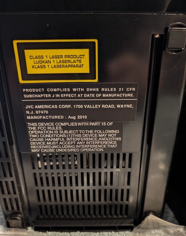 Sistema de microcomponentes de radio CD/USB/FM JVC UX-G210 Foto 4 de 4