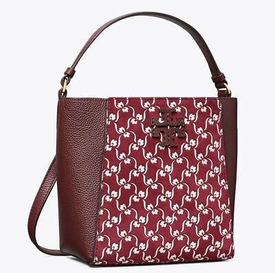 TORY BURCH McGraw High Frequency Bucket Bag; 