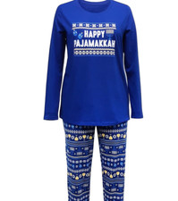 Family Pajamas Matching Women's Hanukkah Pajama Set "Happy Pajamakkah" 1X  3