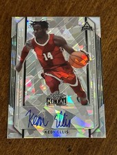 KEON ELLIS 2021-22 Leaf METAL CRYSTALS Autograph ALABAMA, SACRAMENTO KINGS