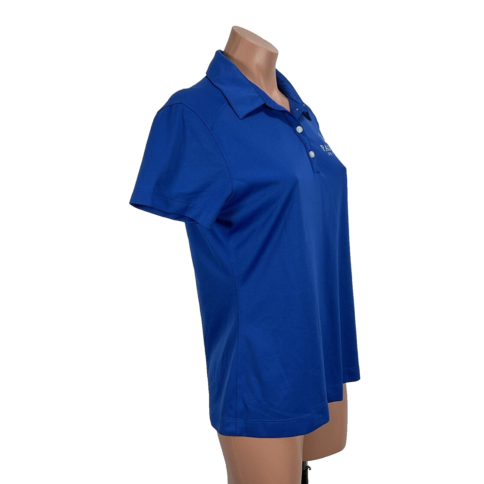 Nike Golf Dri-Fit Polo Shirt Womens M Parker University Bright Blue