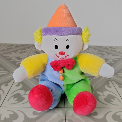 Gund Oops Clown Plüschtier Kuscheltier Tröster selten Vintage bunt bezaubernd