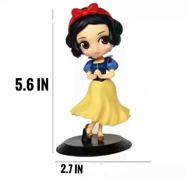 迪士尼白雪公主娃娃蛋糕装饰 6 人偶 — 第 3/3 张图片