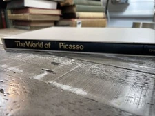 1967 Vintage Art Book, Works/Bio "The World of Picasso, 1881-" Illustrated