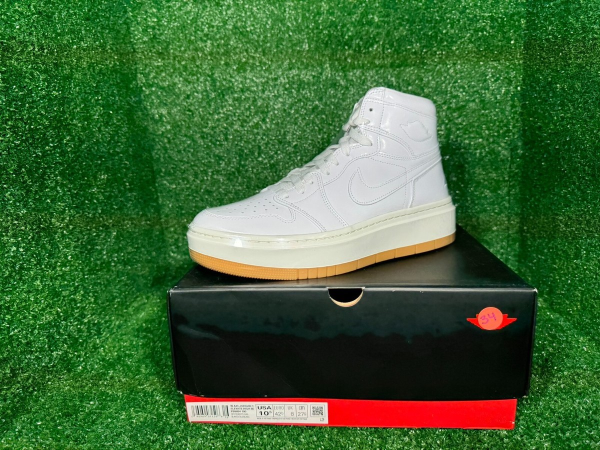 Jordan 1 Elevate High White Gum W Size 10.5 - Deadstock w/Box