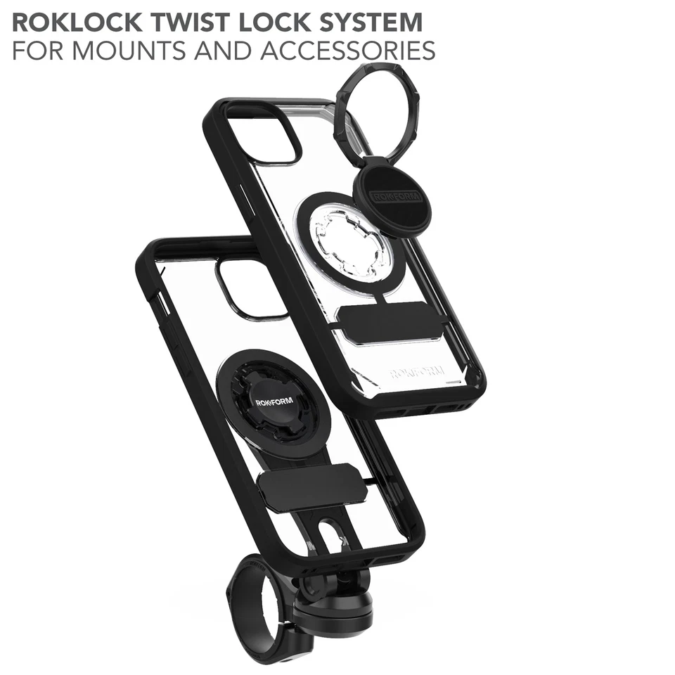 Rokform Crystal Case For Apple iPhone 15 Plus - MagSafe & Wireless Charging - Image 4 of 4