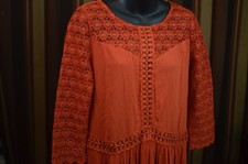 Altard State Dress Womens Medium Shift Boho Design On Sleeve Longsleeve