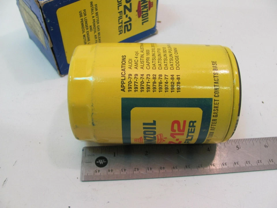 NOS NEW OLD STOCK Engine Oil Filter Pennzoil PZ-12  — 第 3/4 张图片
