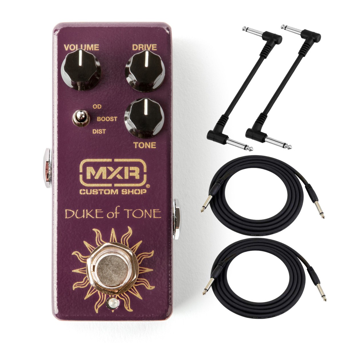 MXR CSP039 Duke of Tone Overdrive Guitar Effects Pedal with 4 Free