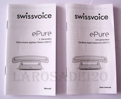 Swissvoice ePure Phone Manual English / TEDesco