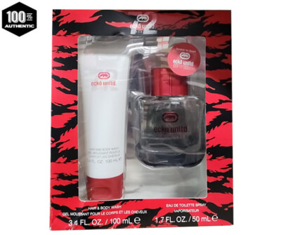 Ecko Unltd 72 Marc Ecko 2 PC Set for Men-1.7oz EDT Spray+3.4oz Hair & Body Wash