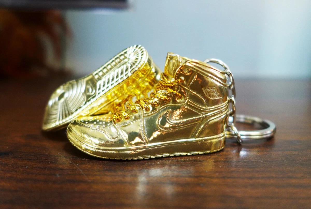 3d mini sneaker hot sale keychains