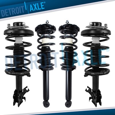Front Rear Strut w/Coil Spring Assembly for 2000 2001 Nissan Maxima Infiniti I30
