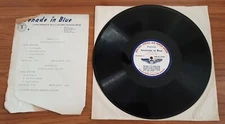 Serenade in Blue US Air Force Band with cue sheet LP Program 475/476 Mr. Sandman