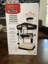 West Bend Stir Crazy Movie Theater Popcorn Popper, Gourmet Popcorn Maker Machine