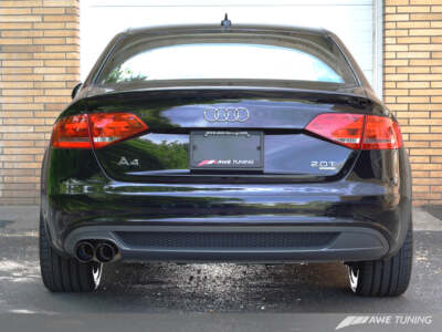 AWE Tuning for Audi B8 A4 Touring Edition Exhaust w/ Diamond Black Tips
