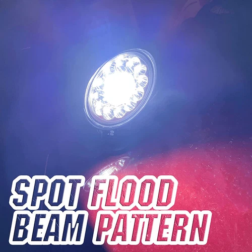 2x 4.5" LED Work Light Bar Flood Spot Combo Pods Offroad Driving Truck Fog Lamp - Bild 3 von 11