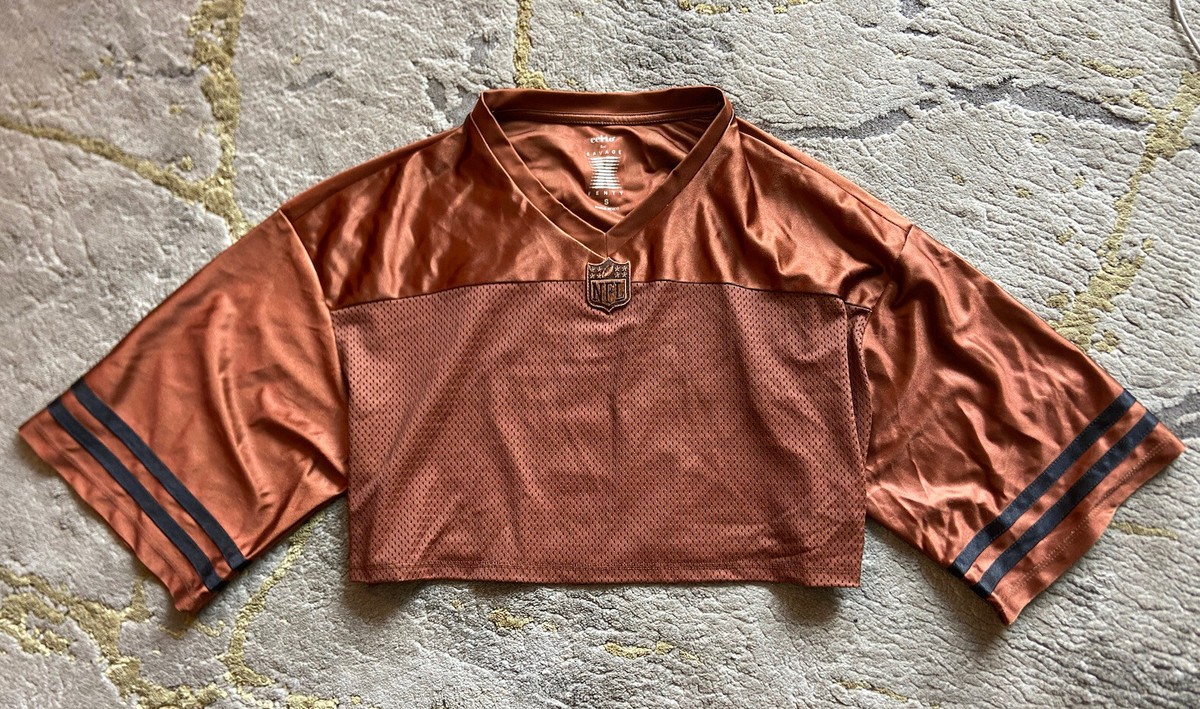 SAVAGE X FENTY⚡️Game day LVII brown mesh satin cropped football