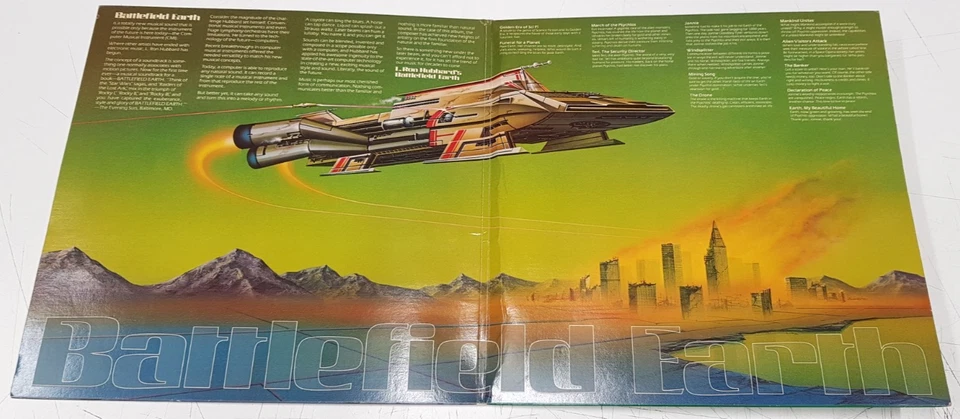 L. Ron Hubbard "Battlefield Earth" 1984 US Press Near Mint Vinyl LP - Image 3 of 4