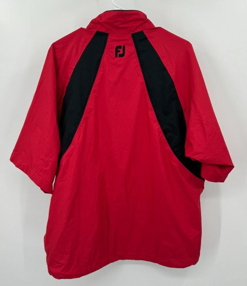 DRYJOYS FOOTJOY Men's Sz M Waterproof 1/2 Sleeve 1/2 Zip  Jacket - Image 4 of 4