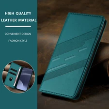 Leather Flip Kickstand Card Slots Wallet Case For Motorola G Power (2025)/Stylus