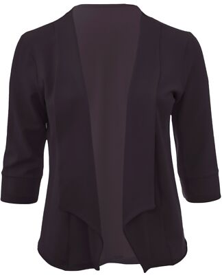 Neuer wunderschöner lila Blazer leichte Jacke für Damen 16 26 neu mit Etikett Übergröße