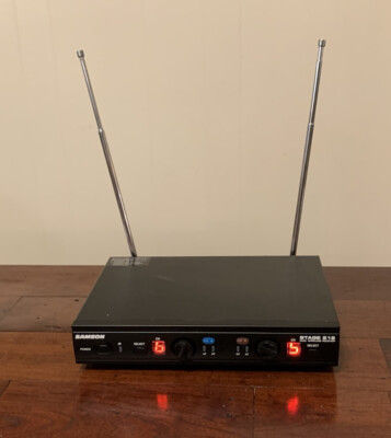 Samson Stage 212 - E Band Frequency-Agile Dual-Channel Wireless Receiver & Power