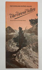 The Orient Valley Rhone-Valais Mont Blanc Switzerland Vintage 1940 s Brochure