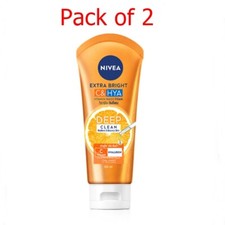 2Pcs x 100ml Nivea Extra Bright C & HYA Vitam...