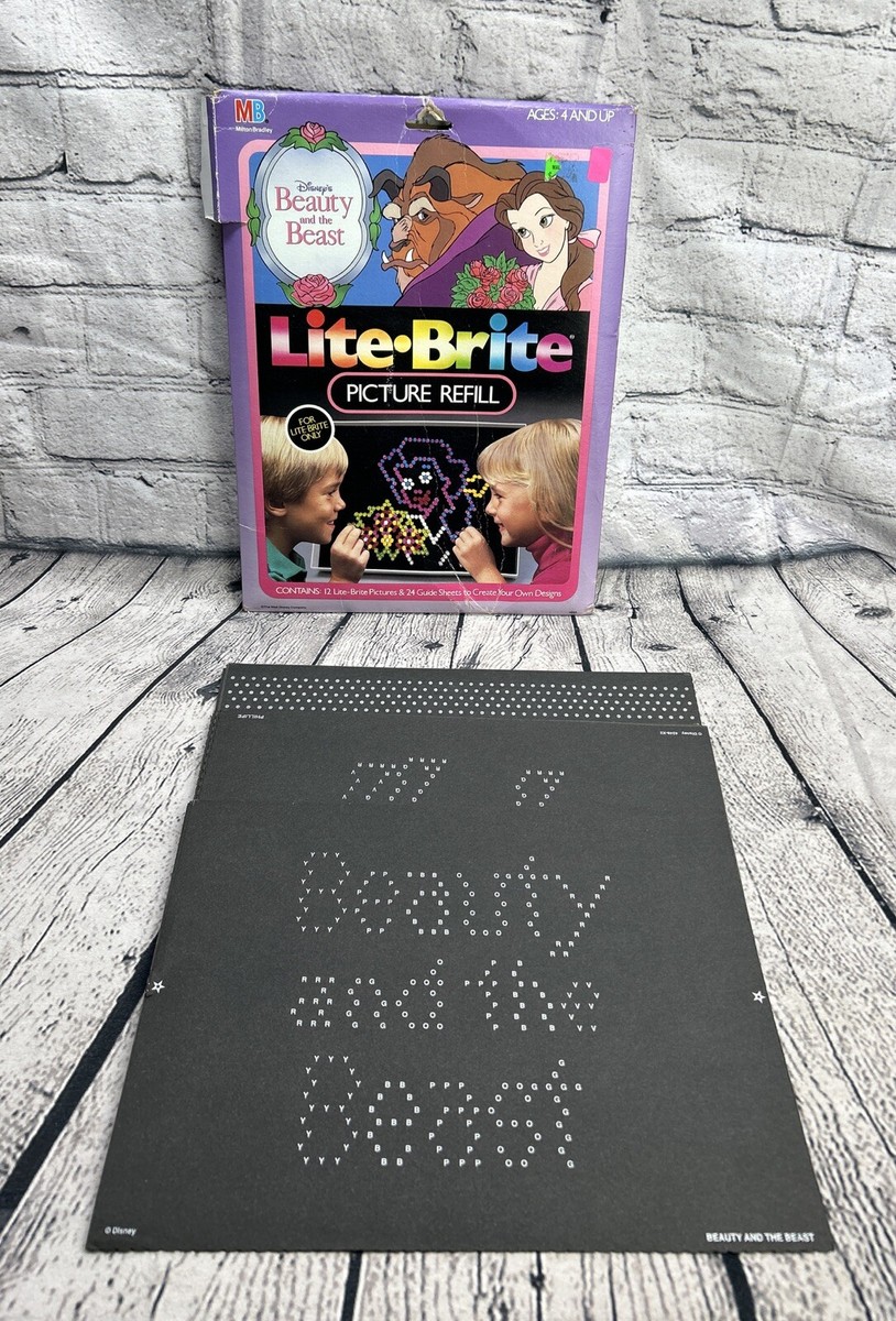 Brite Refill Lite Brite 1970s Vintage Hasbro Lite-Brite With