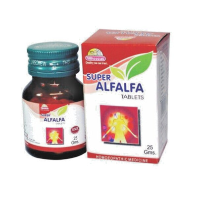 Wheezal Super ALFALFA Tablets 25g Homeopathy Remedy UK Seller