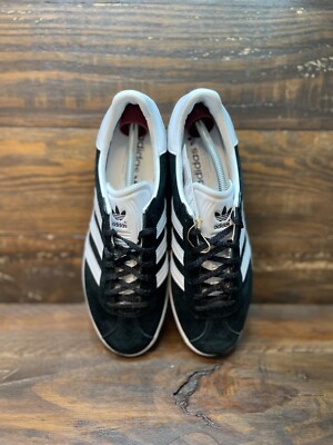 Adidas Gazelle 85 Semi Court Black White Suede Shoes FZ5594 Men's
