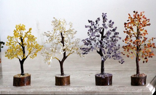 300 + Edelsteine Bonsai Baum des Lebens Zuhause Dekor Energie Heilung - Bild 4 von 53