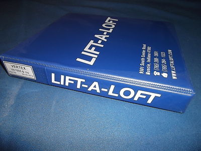 LIFT-A-LOT VERTEX MAN LIFT PARTS OPERATION & MAINTENANCE BOOK MANUAL VX092914