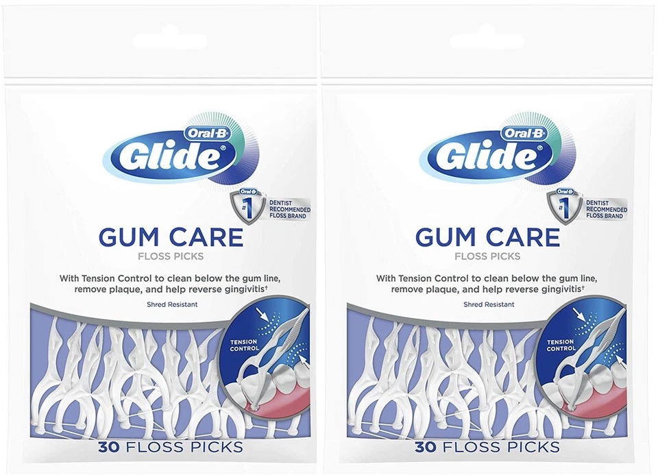 ORAL-B Glide Floss Picks Pro Health Clinical Protection Gingivitis Cavities x 60