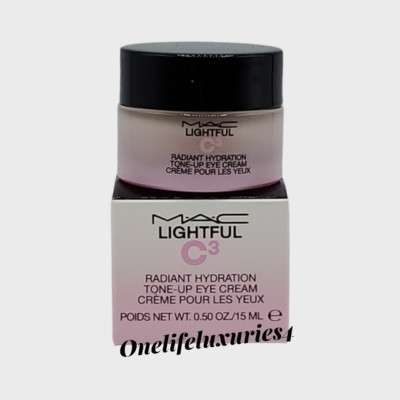 Mac Lightful C3 Radiant Hydration Tone-Up Eye Cream Full Size 15ml