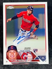 2023 Topps Chrome ROOKIE AUTO Tyler Freeman item 2