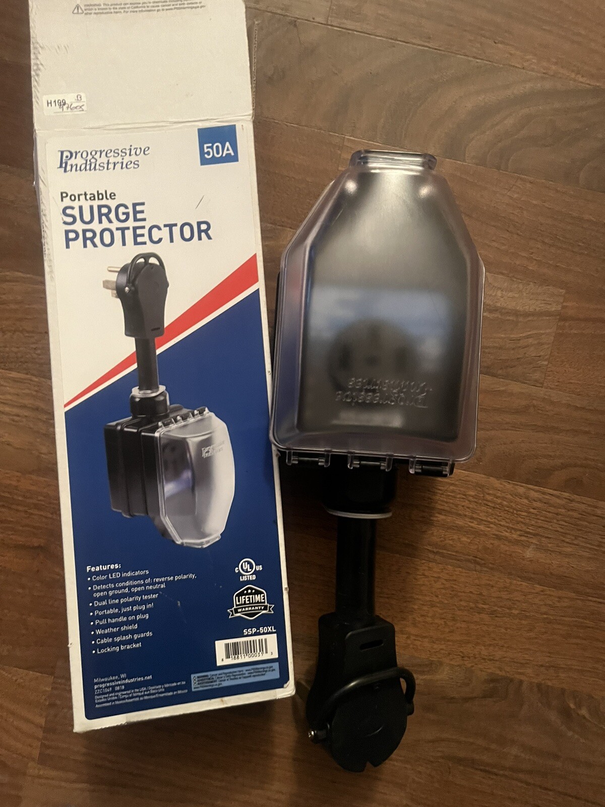 Progressive Industries SSP-50XL 50Amp Portable Smart Surge Protector ...