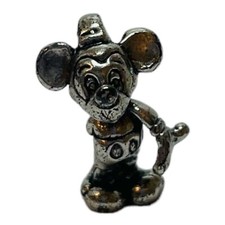 Disney Sterling 925 Silver Mickey Mouse Pendant - .08