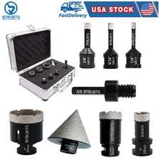 8pcs/box Diamond Core Drill Bits Set Ceramic Tile Marble Hole Saw Bit Kit Tool