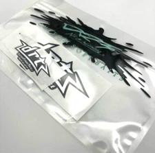 DRT Sticker Set of 2 - White & Black Logo - Brand New - Rare Non-Sale Item