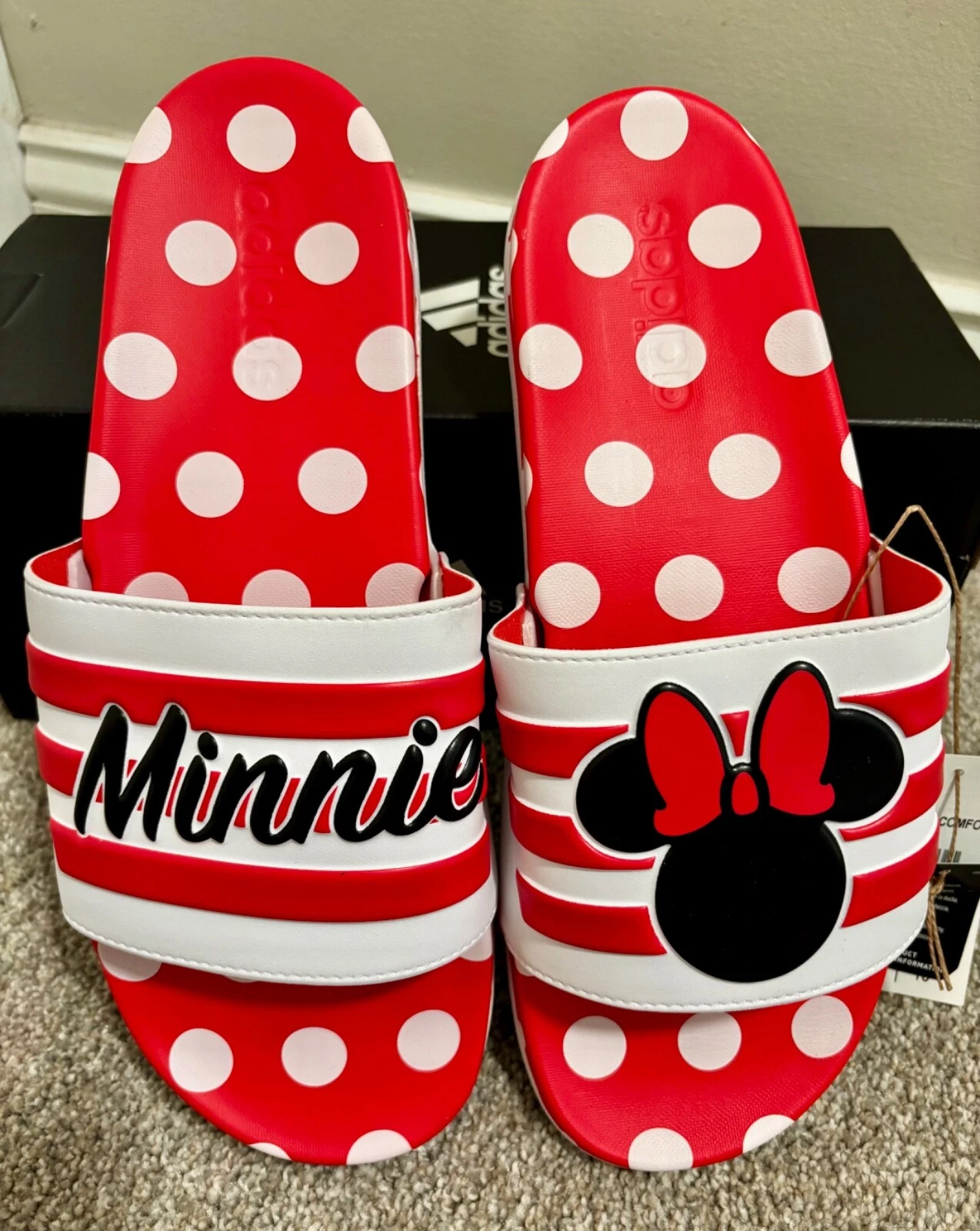 Ciabatte Adidas Adilette Comfort Disney Minnie Mo Slides taglia 11
