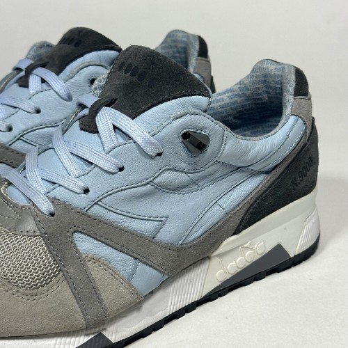 Diadora x Solebox N9000 Ferro Grey Light Sky Blue 2015 161566-06-C5884 Mens sz 9 - Picture 6 of 17