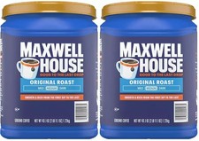 2 pack Maxwell House Original Roast Medium Ground Coffee, 43.1 oz. FREE shipping 10.76 per pound