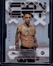 2025 Topps UFC Finest Carlos Prates RC Die-Cut Refractor Rookie Common #/75