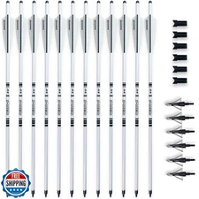 BOWSOUL Crossbow Bolts 20inch Fluorescence Color Carbon Crossbow Hunting Arro