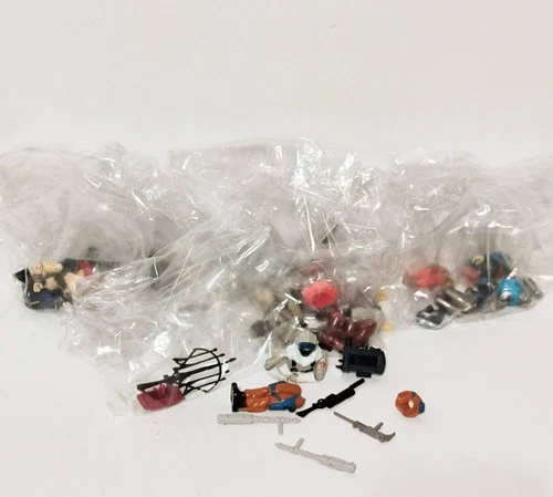 Vintage GI Joe 3.75" Parts Lot Weapons Accessories Deep Six Metal Head ++More++