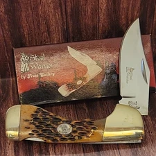 Steel Warrior SW105ASC Choctaw Lockback Folding Pocket Knife 3.75" Closed Bone